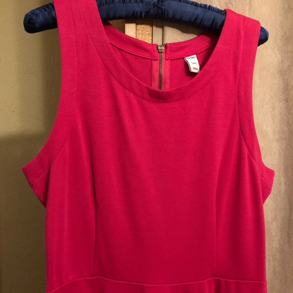 Old Navy large pink dress